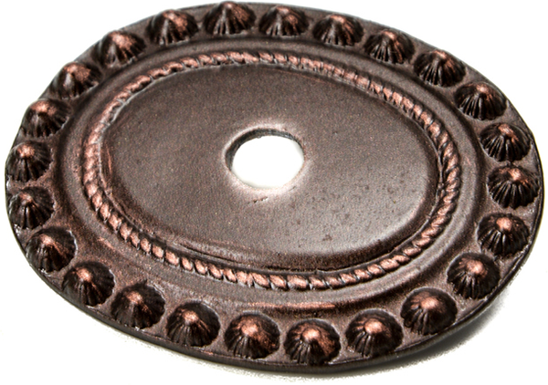 Classic/Beaded Beaded small oval escutcheon 684-22