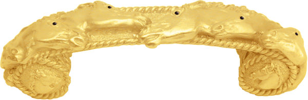 Classic Western Running horse 3'' cc pull 8025-8