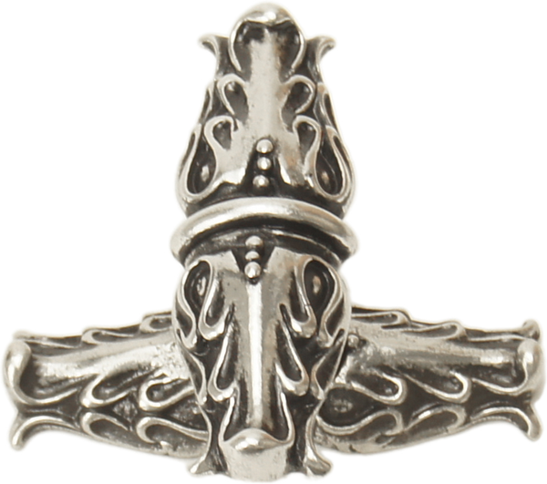 Acanthus Carpe Diem 836839-9 Chalice leave large knob w/ rope small back plate Romanesque style 836839-9