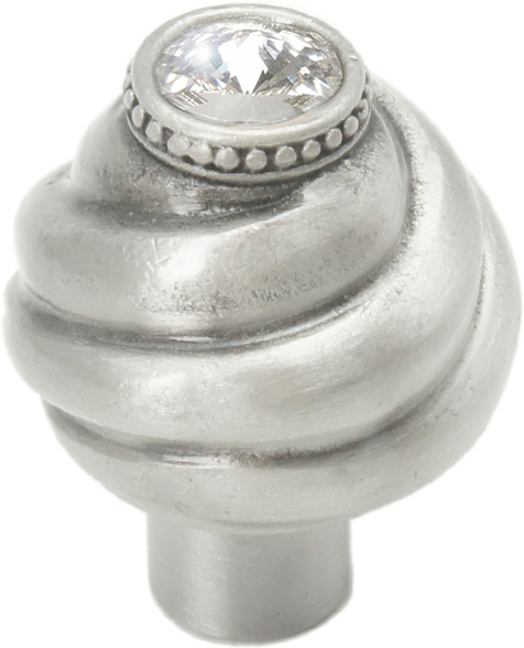Caché knob with Swarovski Clear Crystals 868-11C