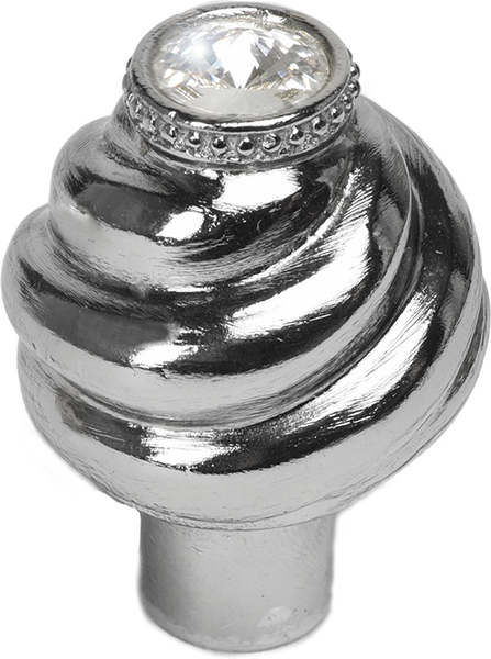 Caché knob with Swarovski Clear Crystals 868-24C