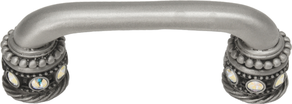 Caché 3'' cc pull with Swarovski Aurore Boreale Crystals & sleeves 896-11AB