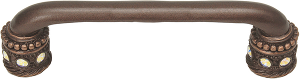 Caché 5'' cc pull with Swarovski Aurore Boreale Crystals & sleeves 898-22AB