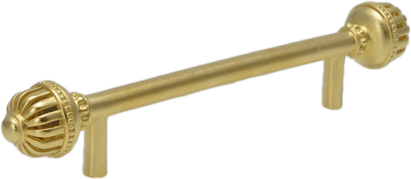 Cricket Cage large 5'' cc pull in Gilded Mercury. 961-8