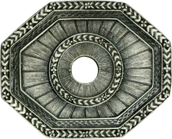 Americana laurel leaf escutcheon in finish Satin 8007-11