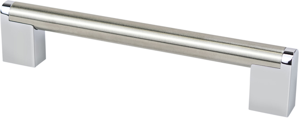 Studio Remix 160mm CC Brushed Nickel and Polished Chrome Pull 2188-9BPN26-P