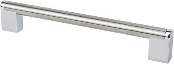 Studio Remix 192mm CC Brushed Nickel and Polished Chrome Pull 2193-9BPN26-P