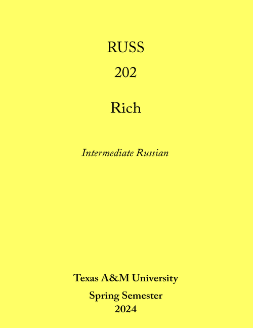 RUSS 202 Rich