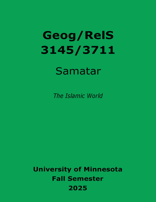 Geog/RelS 3145/3711