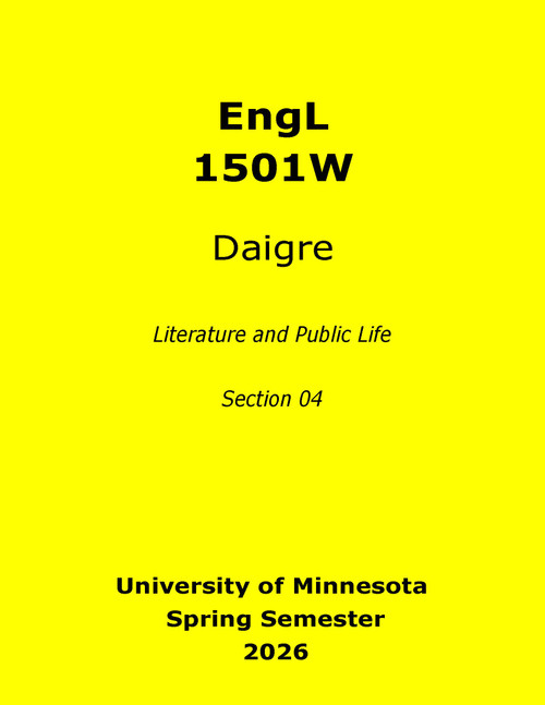 EngL 1501W Daigre