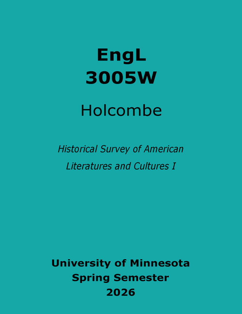 EngL 3005W Holcombe