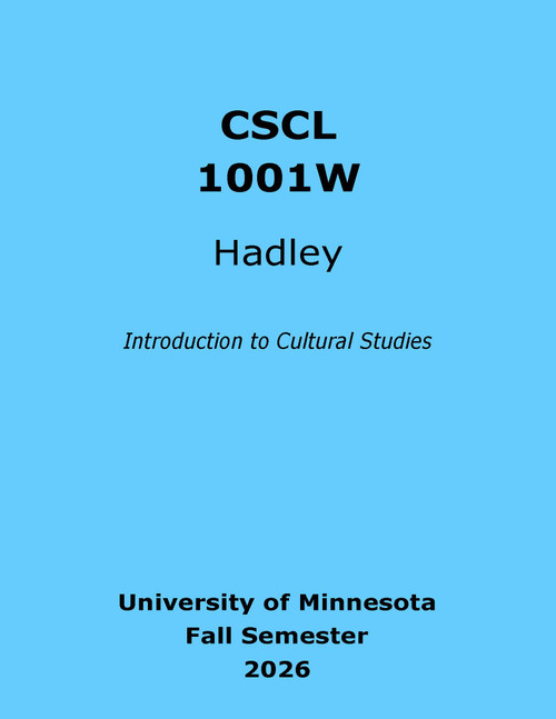 CSCL 1001W Hadley