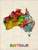 Australia Poster Art Print