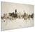 San Diego California Skyline Cityscape Box Canvas