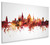 Oxford England Skyline Cityscape Box Canvas