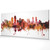 San Diego California Skyline Cityscape PANORAMIC Box Canvas