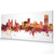 Buffalo New York Skyline Cityscape PANORAMIC Box Canvas