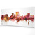 El Paso Texas Skyline Cityscape PANORAMIC Box Canvas