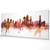 Brisbane Australia Skyline Cityscape PANORAMIC Box Canvas