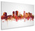 Christchurch New Zealand Skyline Cityscape Box Canvas