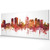 Christchurch New Zealand Skyline Cityscape PANORAMIC Box Canvas