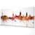 Stockholm Sweden Skyline Cityscape PANORAMIC Box Canvas