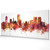 Wellington New Zealand Skyline Cityscape PANORAMIC Box Canvas