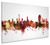 Lugano Switzerland Skyline Cityscape Box Canvas Lugano Switzerland Skyline Cityscape Box Canvas