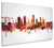 Plymouth England Skyline Cityscape Box Canvas Plymouth England Skyline Cityscape Box Canvas