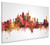 Philadelphia Pennsylvania Skyline Cityscape Box Canvas