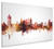 Bengaluru India Skyline Cityscape Box Canvas