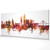 Omaha Nebraska Skyline Cityscape PANORAMIC Box Canvas