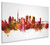 Auckland New Zealand Skyline Cityscape Box Canvas