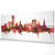 Wolverhampton England Skyline Cityscape PANORAMIC Box Canvas