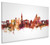 Montpellier France Skyline Cityscape Box Canvas