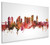 Ulaanbaatar Mongolia Skyline Cityscape Box Canvas