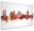 Hobart Australia Skyline Cityscape Box Canvas