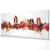 Roanoke Virginia Skyline Cityscape PANORAMIC Box Canvas