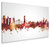 Belgrade Serbia Skyline Cityscape Box Canvas