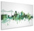 Middlesbrough England Skyline Cityscape Box Canvas