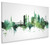 Frankfurt Deutschland Skyline Cityscape Box Canvas