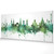 Helsinki Finland Skyline Cityscape PANORAMIC Box Canvas