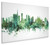 Milan Italy Skyline Cityscape Box Canvas