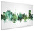 Tehran Iran Skyline Cityscape Box Canvas
