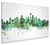 Seattle Washington Skyline Cityscape Box Canvas