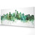 Seattle Washington Skyline Cityscape PANORAMIC Box Canvas