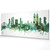 Mumbai India Skyline Cityscape PANORAMIC Box Canvas