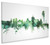 Geneva Switzerland Skyline Cityscape Box Canvas