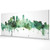 Minneapolis Minnesota Skyline Cityscape PANORAMIC Box Canvas