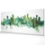 Vancouver Canada Skyline Cityscape PANORAMIC Box Canvas